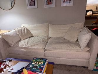 2 two seat loveseat couch