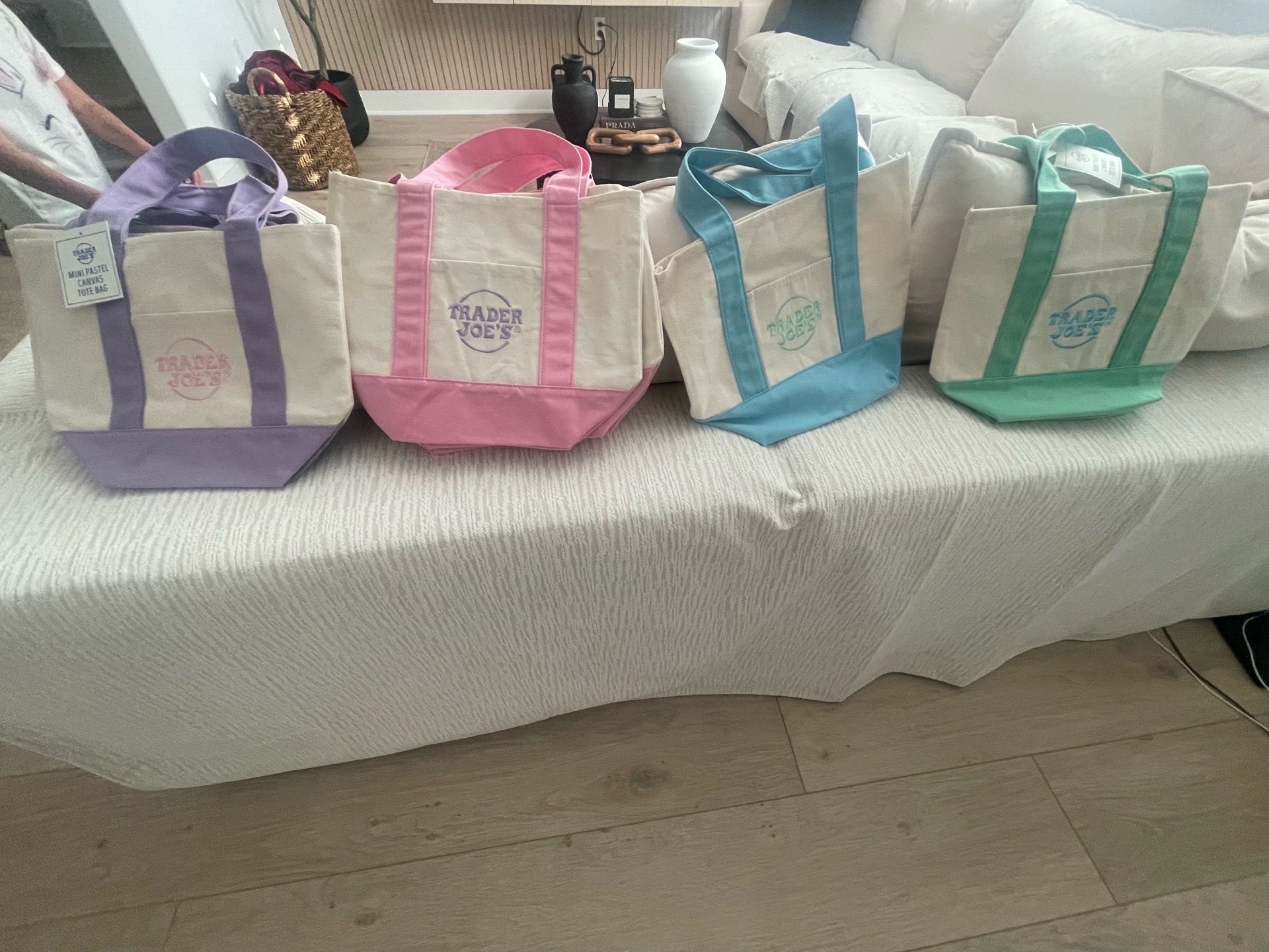 trader joe’s mini tote bags