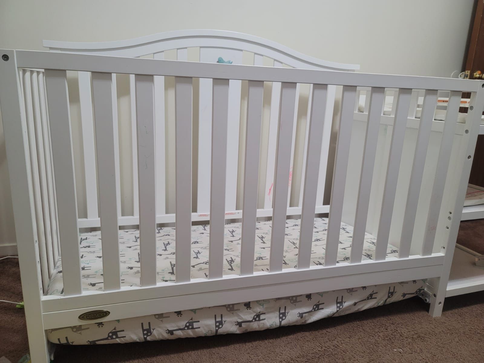 Crib with Changing Table 