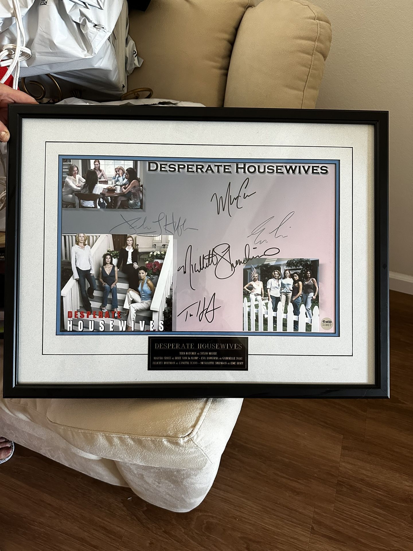Desperate Housewives Signed Custom Photo With Frame