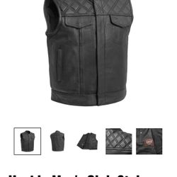 Leather Vest - Men’s Small