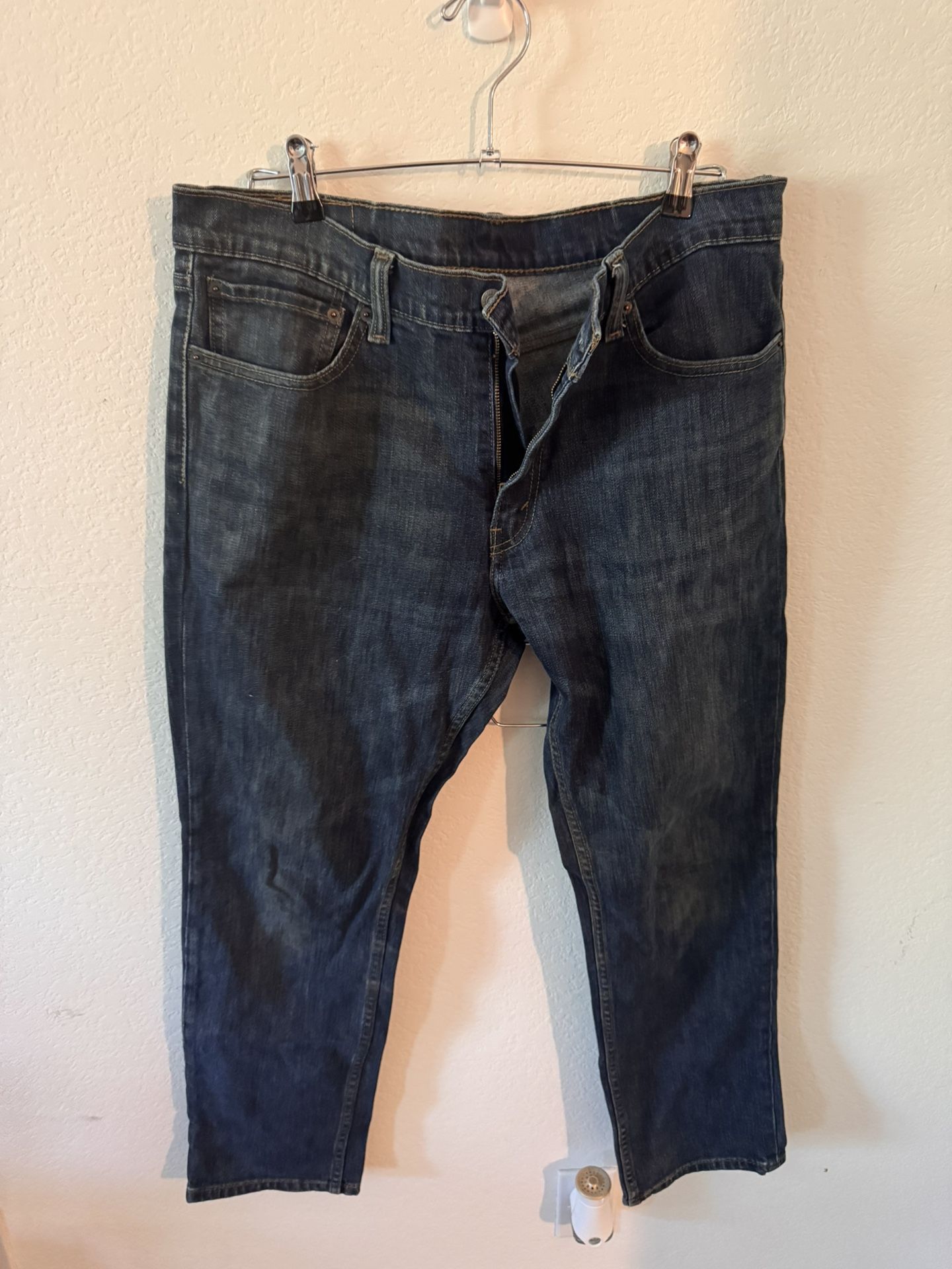 Levi's Men's 501 36x30 Original Straight Fit Jeans - Dark Wash jeans