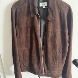 Reiss Brown Suede Jacket