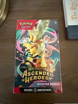 Pokémon TCG Mega Evolution: Ascended Heroes Booster Bundle (Sealed) – 6 Booster Packs