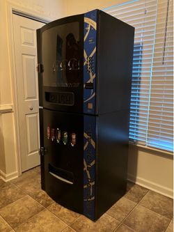 Vending machine drinks and snacks