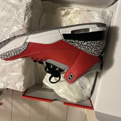 Retro 3 Red Cement