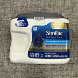 Similac 360 Total Care Non - GMO Powder Infant Formula 20.6 oz Brand New