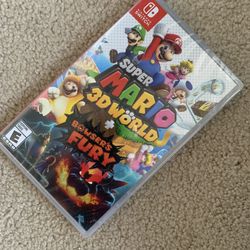 Brand NEW Sealed Super Mario 3D World Bowser Fury Nintendo Switch Game