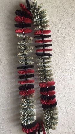 Graduation money leis