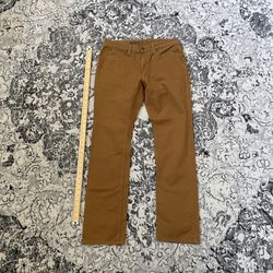 Jeans Men’s Freeworld Messenger Skinny Style Size 32 Cognac Color 