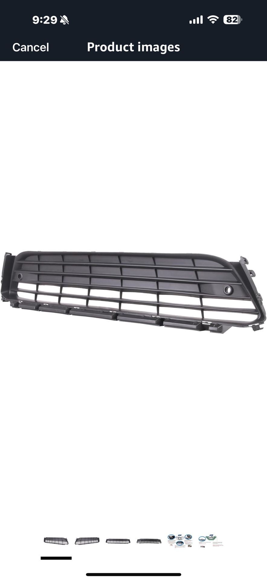 Front Grille Compatible with 2016-2019 Lexus RX350/RX350L/RX450H without F Sport Pkg with Parking Sensors Canada Built, PP Replacement Bumper Grill fo