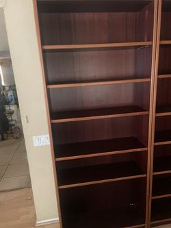 Twin 6-shelf dressers
