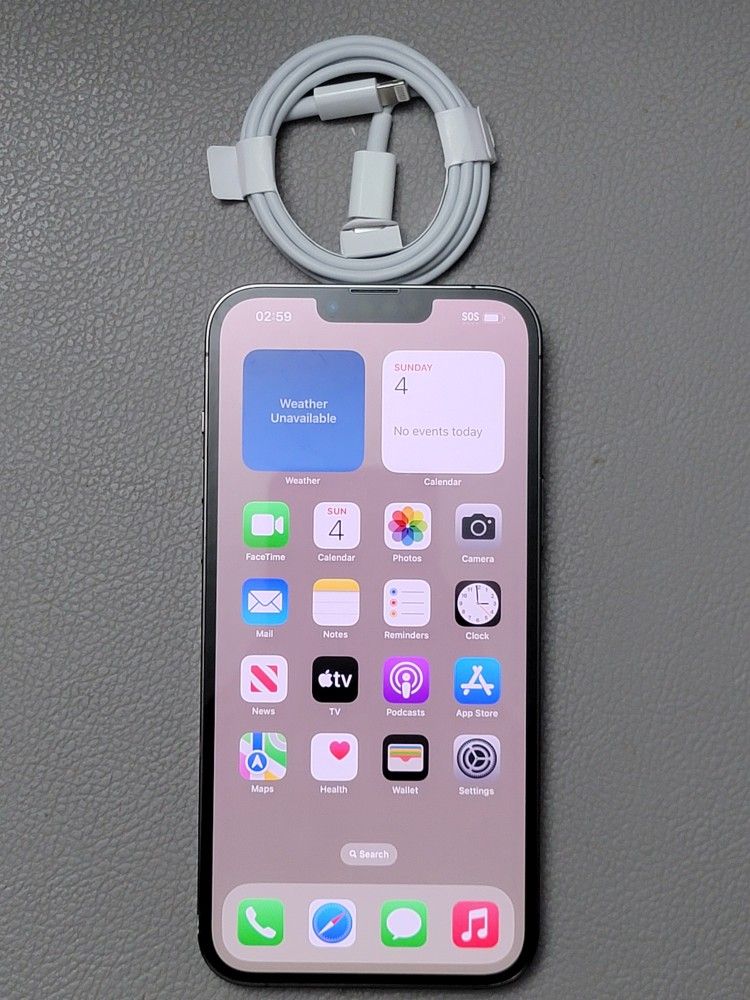 IPHONE 13 PROMAX 128GB UNLOCK ANY CARRIER IN GREAT Condition