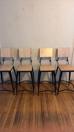 Hard Metal Bar Stools