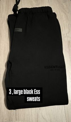 Black Essential Sweats