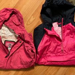 Girls Windbreakers/size 8 