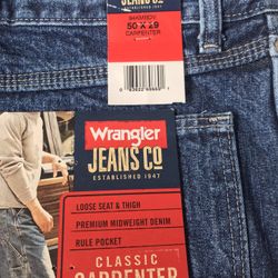 Wrangler Mens Blue Denim Jean with Tags