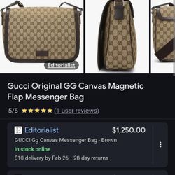 Gucci Side Bag/Messenger Bag