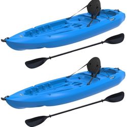 2 Lifetime Lotus Kayaks With Paddles