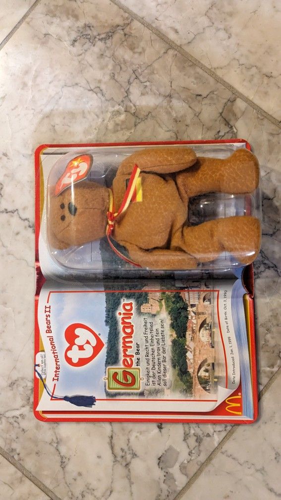 Rare Error Ty Beanie Baby McDonald’s. 