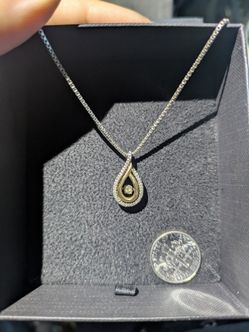 Floating Diamond Necklace