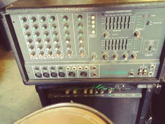 6 channel PA system with reverb
