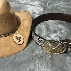 Cowboy Belt & Hat