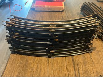 Vintage Lionel O Gauge 10” Curved Track Lot of 20 Tubular Train Tracks