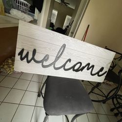 Hobby Lobby, Welcome Sign, Home Decor