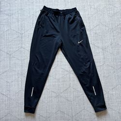 Nike Dri-fit Men’s Black Athletic Workout Track Jogger Sweats Pants MEDIUM