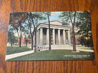 Vintage Postcard - The Old Court House, Pekin IL