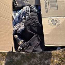 Free 1 Box  Of Clothes Left 