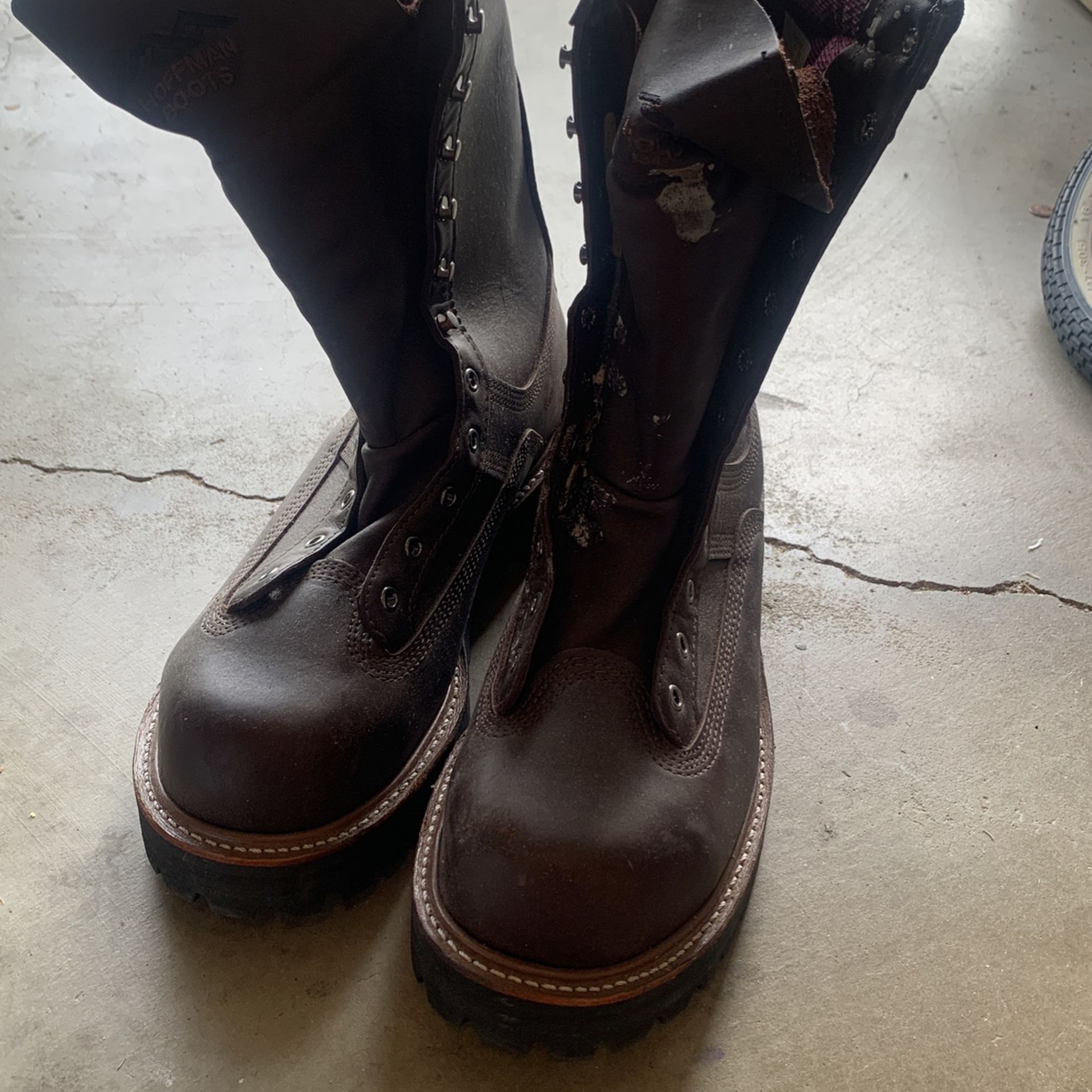 Steel Toe PG&E Work Boots