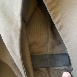Fear Of God Essentials Hooded Anorak Jacket (oversize Fit)