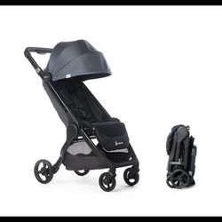 BNIB Ergobaby Metro+ Stroller Compact Folding Travel Buggy - Skyline Shado  Introducing the Ergobaby Metro + Stroller in sleek black. This stroller is