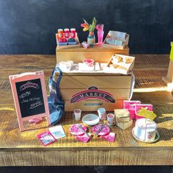 American Girl Doll Market And Birthday Set 