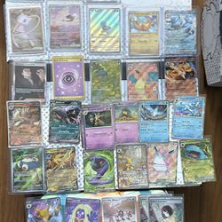 Pokémon Lot Cards (mint Or Near Mint), Starting Accessories, Dice, Sleeves, Dividers, Etc. READ DESCRIPTION