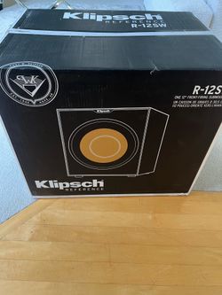 Brand new never used Klipsch Reference R-120SW Sub Woofer