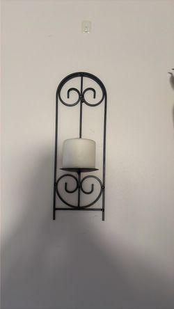 Set of two wall hanging candles, sconces Set of two wall hanging candles, sconces