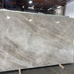 Cristallo, Taj Mahal Countertop Installation & Slab Fabrication