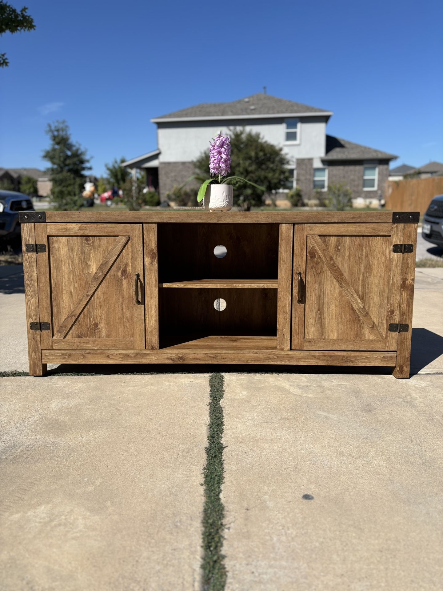 Beautiful Barn Door TV Stand