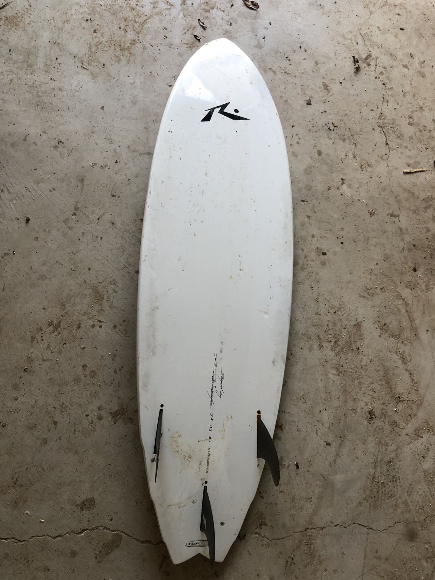 5’8” rusty piranha tough lite surfboard for Sale in Virginia Beach, VA -  OfferUp