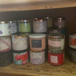 Bath And Body 3 Wick Candles