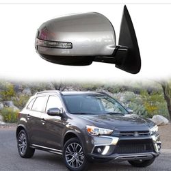 Passenger Right Side Grey Mirror Replacement  For For 2013 2020 Mitsubishi Outla