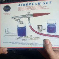 Air Brush Gun & Compressor 