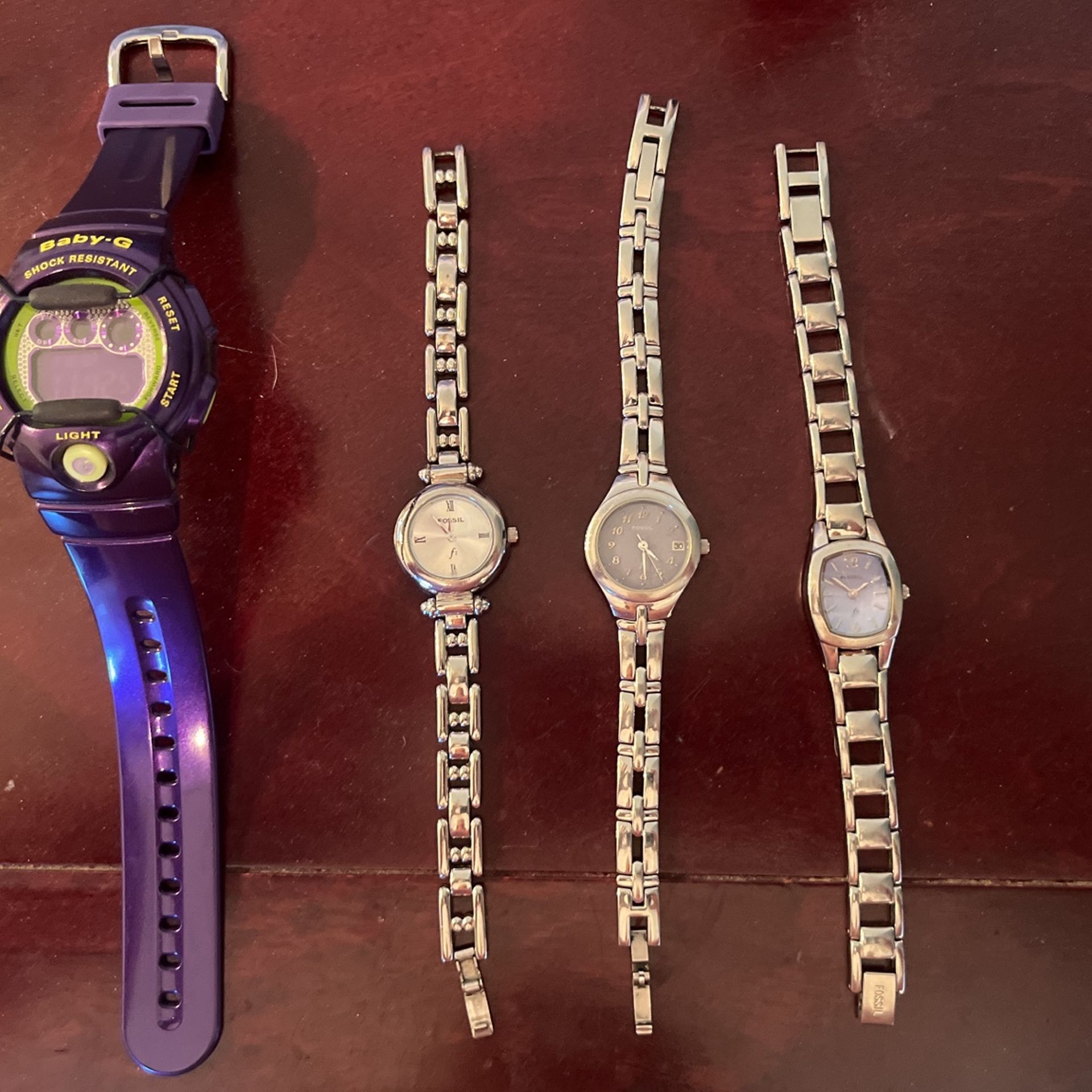 4 Womens Watches-need Batteries