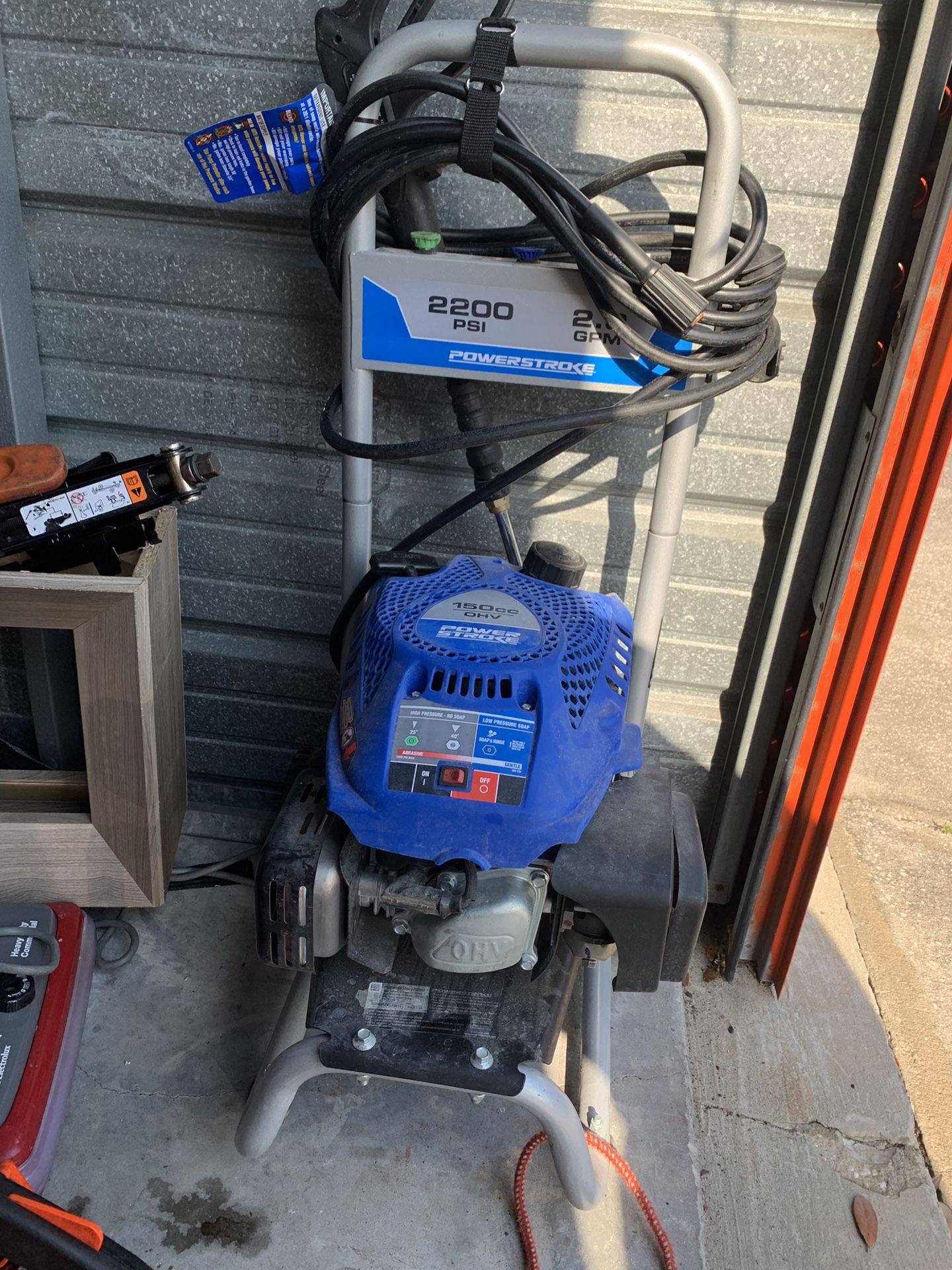 powerstroke 2200 psi electric pressure washer