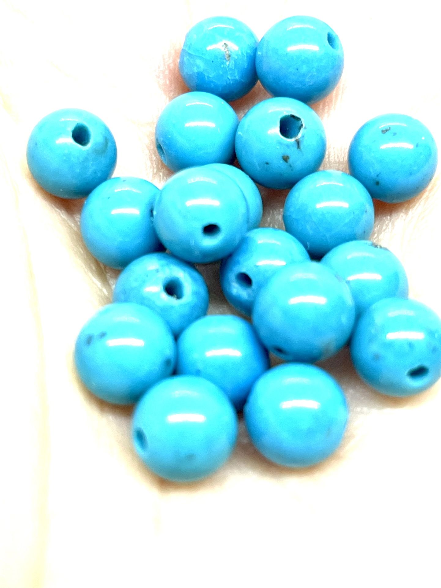 Lot Of 69 Turquoise Beads