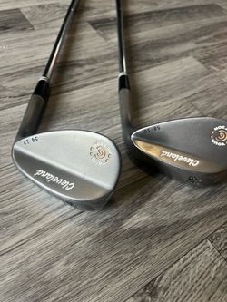 Cleveland 54 and 58 degree wedge set. New G.P. Grips
