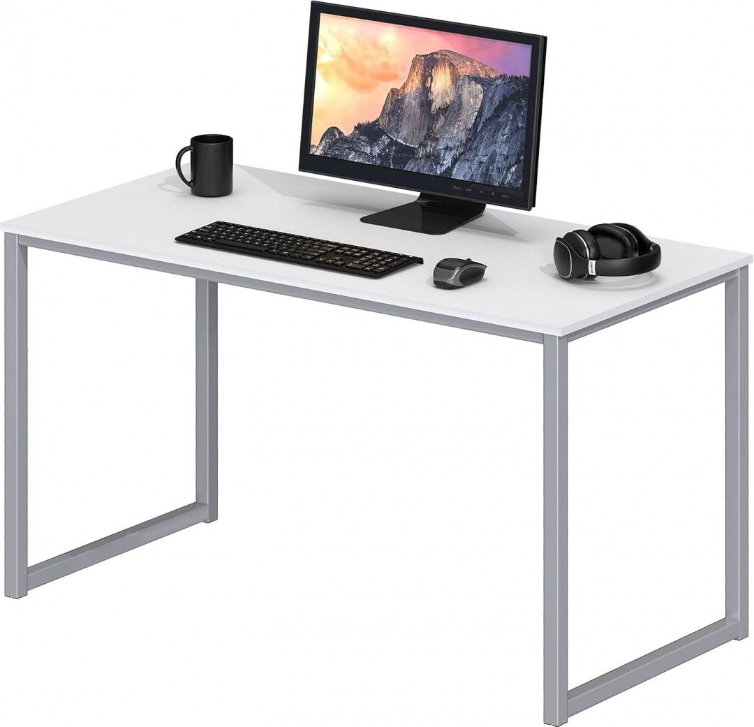 2 White Office Desks – 40” Compact Desks (Set of 2)